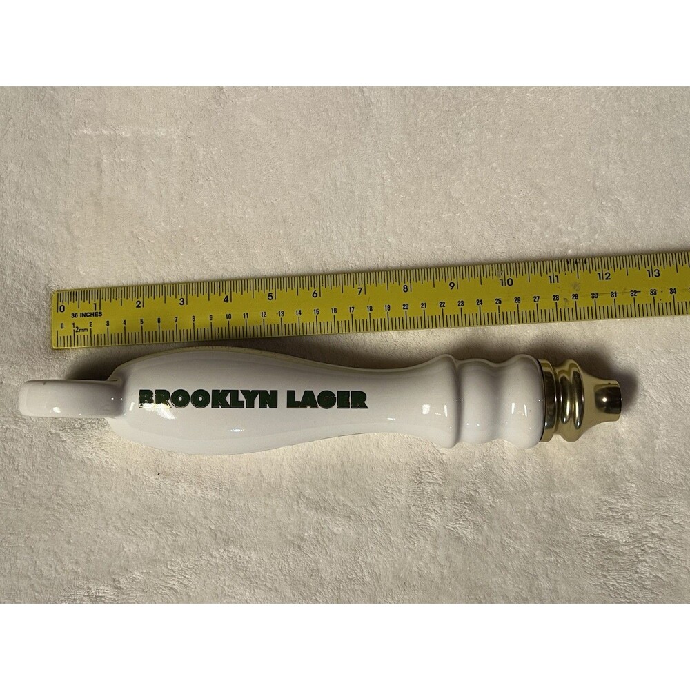 Brooklyn Lager Pull Ceramic Beer Tap Handle 12.5” Brooklyn Brewery Bar Decor
